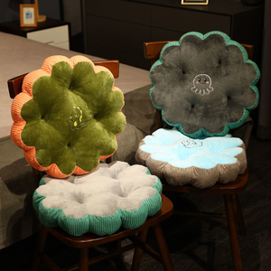 Wholesale Soft Plush Seat Cushions - Flower - Shaped with Animal Embroidery