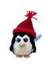 Wholesale Cute Penguin Plush Toy with Red Knitted Hat
