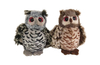 Wholesale Realistic Owl Plush Toys with Realistic Feather Patterns & Shiny Red Eyes