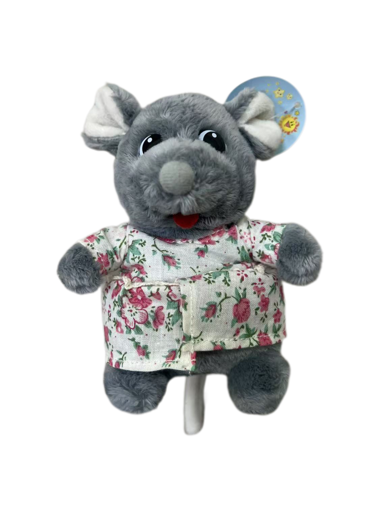Wholesale Grey Mouse Plush Toy with Outfit