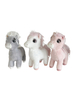 Wholesale Plush Pony Toys - Assorted Pastel Colors & Big Eye Design