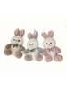 Wholesale Plush Bunny Toys - Assorted Pastel Colors & Bow Tie Design