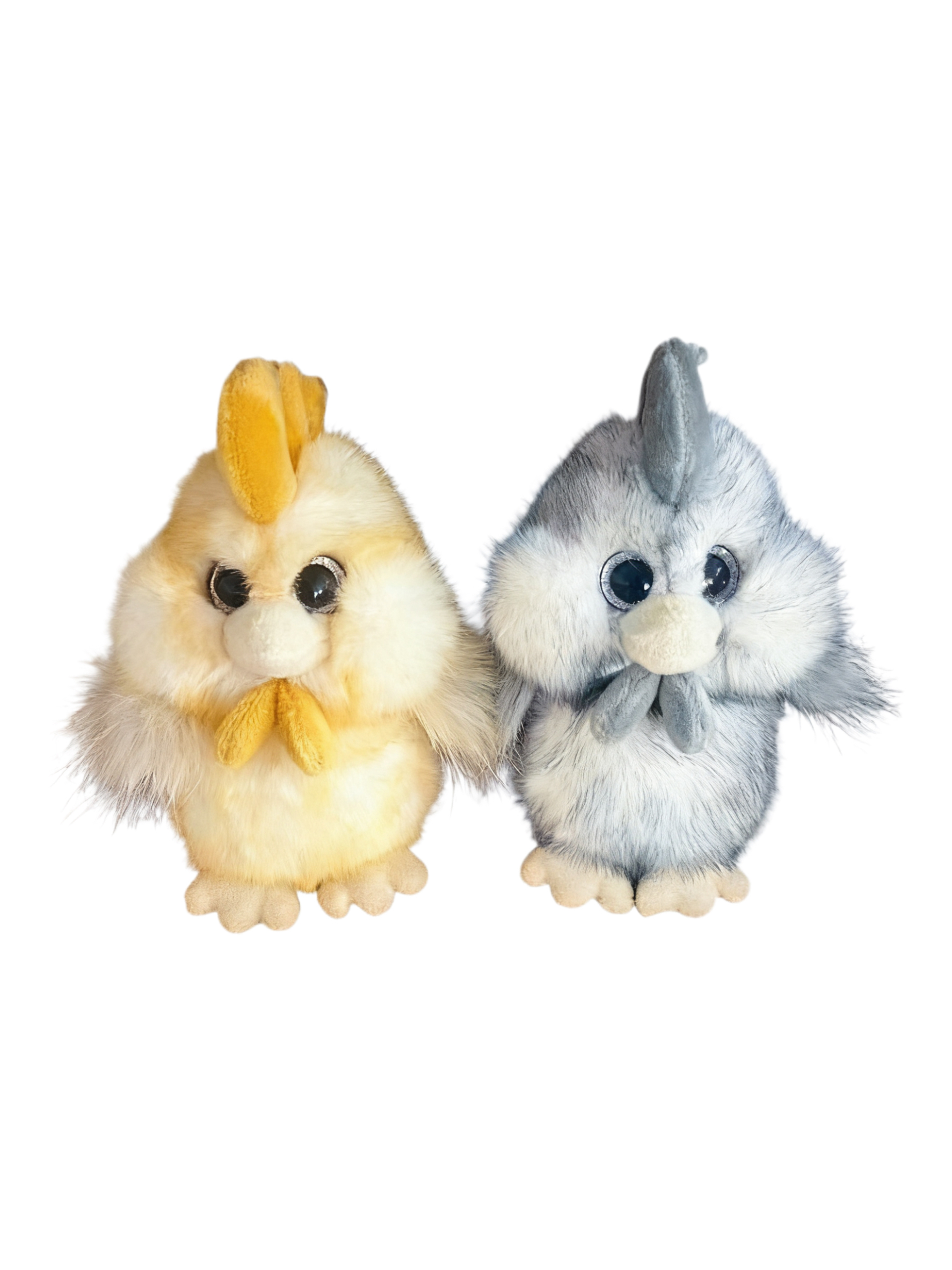 Wholesale Plush Chicken Toys - Big Eye Design, Assorted Colors