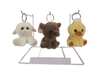 Bulk Stuffed Animal Keyrings - Lamb, Elephant & Duck Collection 