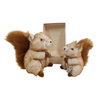 Custom Stuffed Squirrel with Display Box