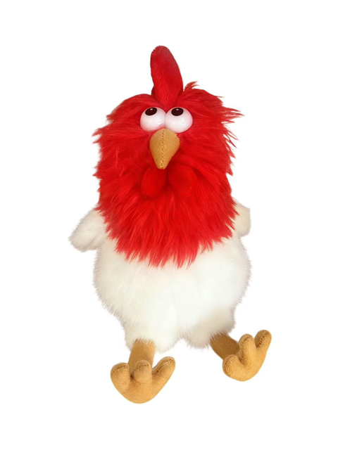 Wholesale Funny Rooster Plush Toy - Big Eye & Spiky Hair Design