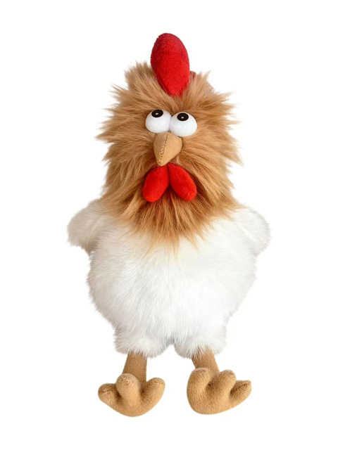 Wholesale Funny Rooster Plush Toy - Big Eye & Spiky Hair Design