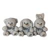 Custom Bow-tie Rabbit & Bear&dog Plush Toys Wholesale