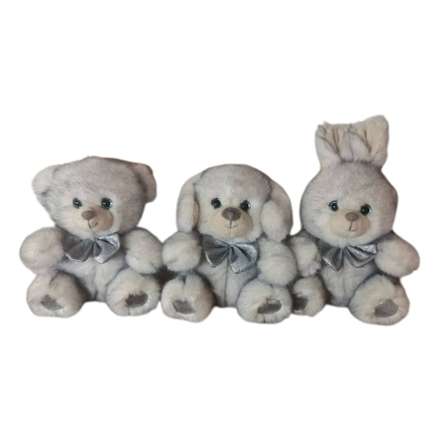 Custom Bow-tie Rabbit & Bear&dog Plush Toys Wholesale